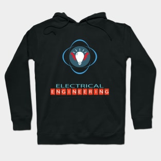 Best electrical engineering text and logo design Hoodie